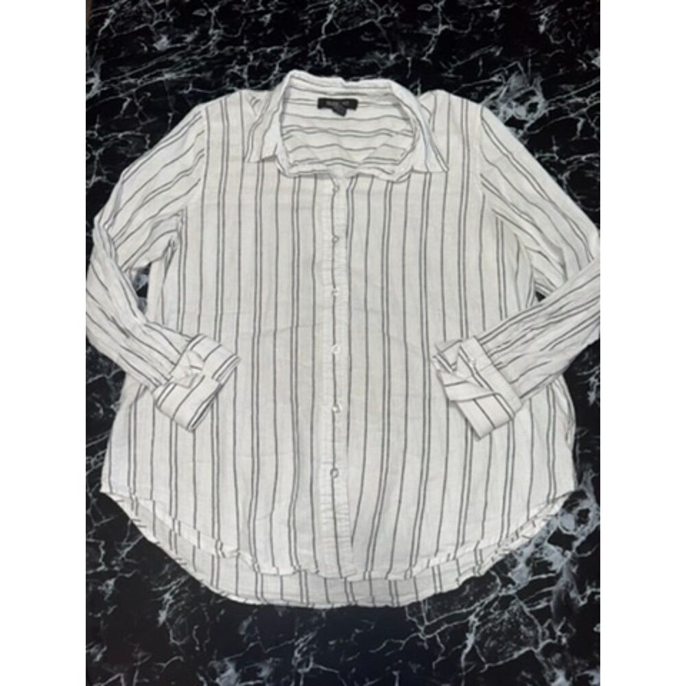 Stripe Linen Button-up